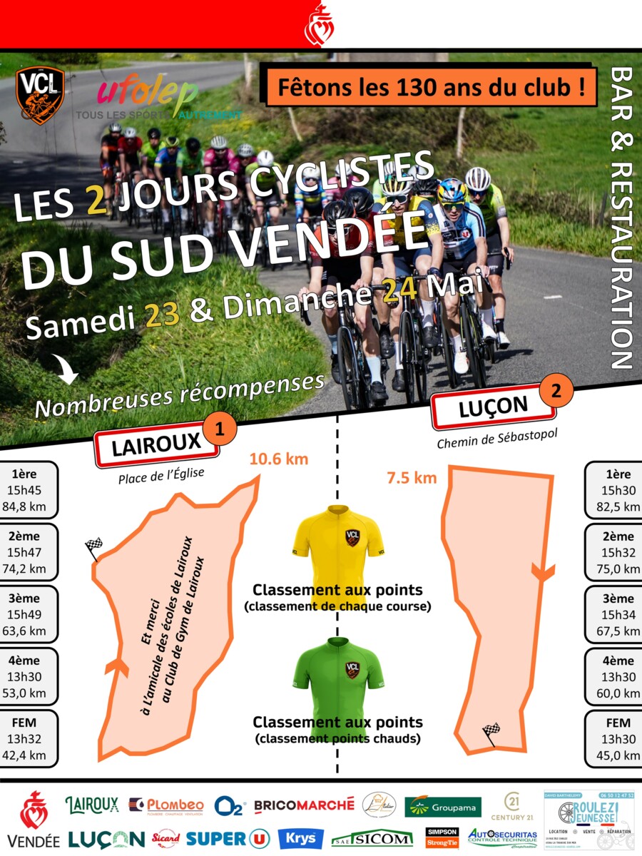 Les 2 Jours Cyclistes du Sud Vendée